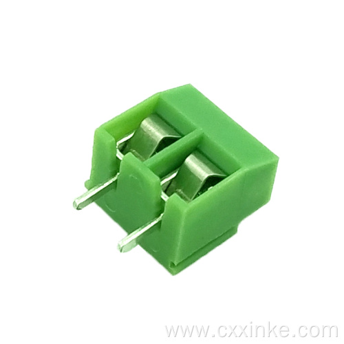 5.0MM pitch screw type PCB in-line terminal 2P3P can be spliced